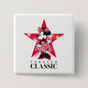 Minnie Mouse Hollywood - Forever Classic Button