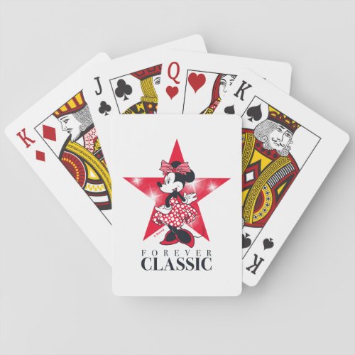 Minnie Mouse  Hollywood _ Forever Classic Playing Cards