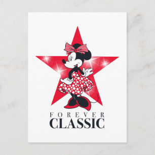 Minnie Mouse Hollywood - Forever Classic Postcard