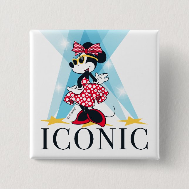 Minnie Mouse | Hollywood - Iconic Button (Front)