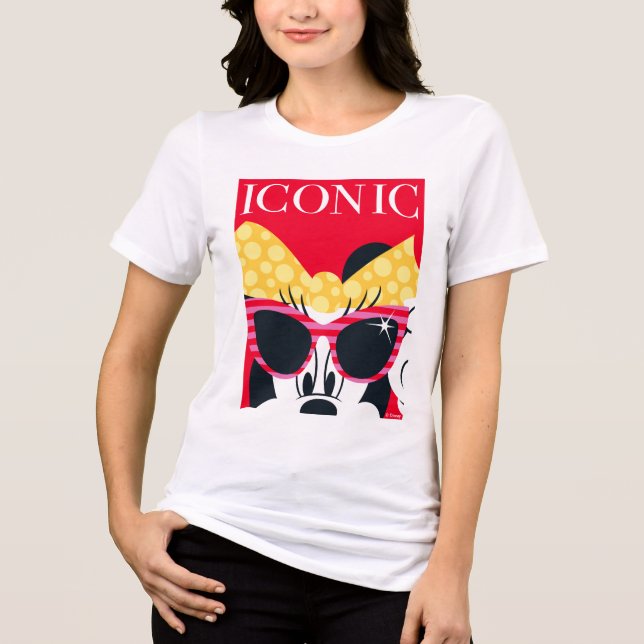 Minnie Mouse | Hollywood - Iconic Mouse Tri-Blend Shirt (Front)