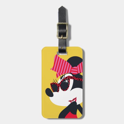 Minnie Mouse  Hollywood _ Timeless Luggage Tag