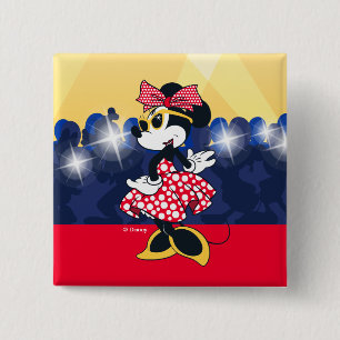 Minnie Mouse Hollywood's Leading Lady Pinback Button