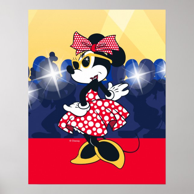 Minnie Mouse | Hollywood's Leading Lady Poster (Front)