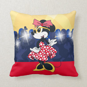 Minnie Mouse Hollywood's Leading Lady Throw Pillow