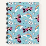 Minnie Mouse | I Love Rainbows Pattern Notebook