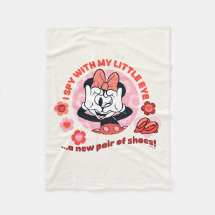 Minnie Mouse I Spy With My Little Eye… Fleece Blanket
