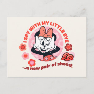 Minnie Mouse I Spy With My Little Eye… Postcard