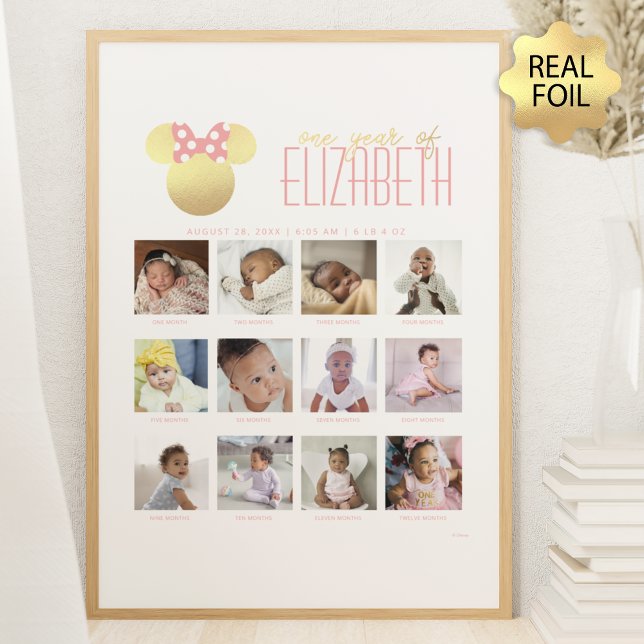 Minnie Mouse Icon | One Year of - 12 Months Foil P Prints (Creator Uploaded)