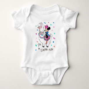 Minnie Mouse   I'm A Llama Fun Baby Bodysuit
