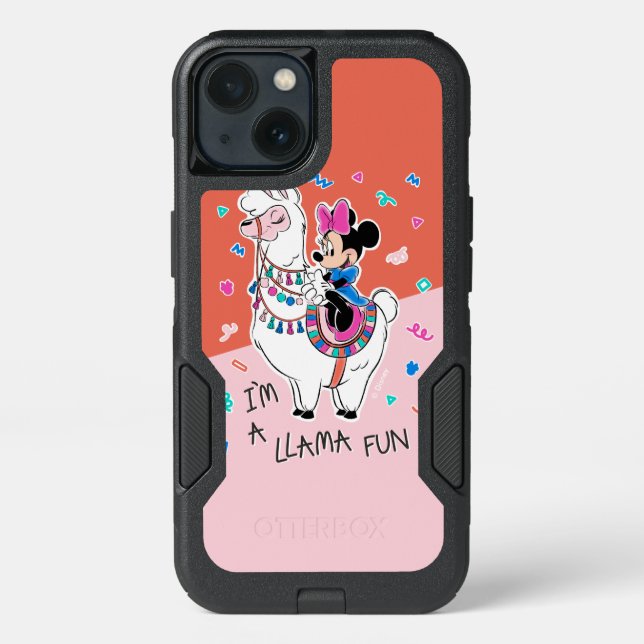 Minnie Mouse | I'm A Llama Fun Otterbox iPhone Case (Back)