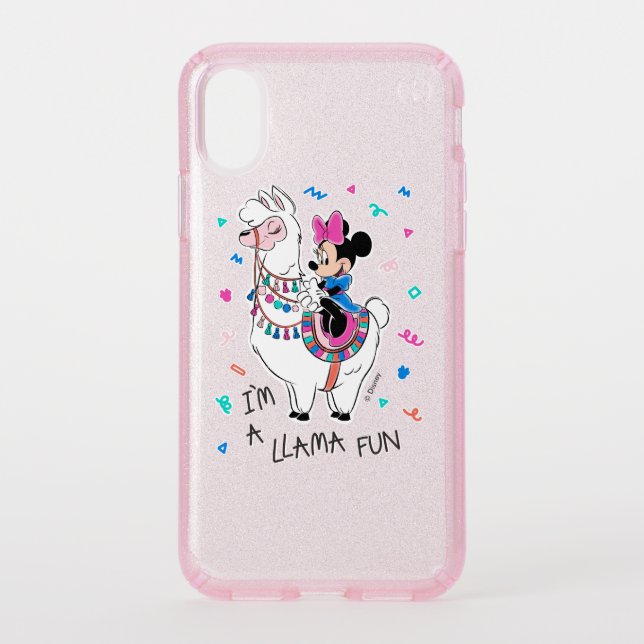 Minnie Mouse | I'm A Llama Fun Speck iPhone XS Case (Front)