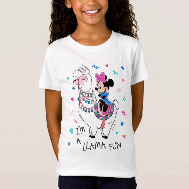 Minnie Mouse | I'm A Llama Fun T-Shirt (Front)