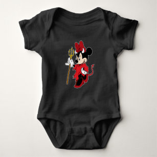 Minnie Mouse in Devil Costume Baby Bodysuit
