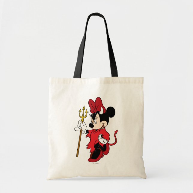 Minnie Mouse in Devil Costume Tote Bag (Front)