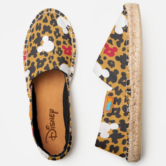 Minnie Mouse | Leopard Pattern Espadrilles (Side)