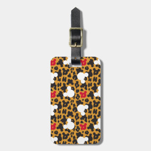 Minnie Mouse Leopard Pattern Luggage Tag