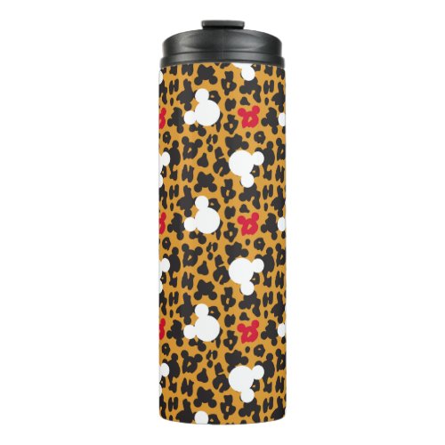 Minnie Mouse  Leopard Pattern Thermal Tumbler