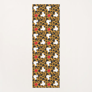 Minnie Mouse Leopard Pattern Yoga Mat