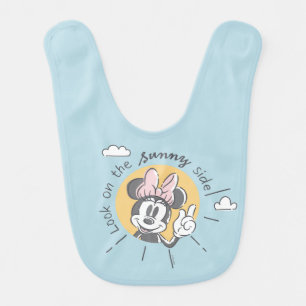 Minnie Mouse Look on the Sunny Side Baby Bib