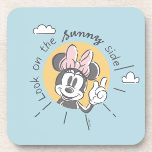 Minnie Mouse   Look on the Sunny Side Beverage Coaster