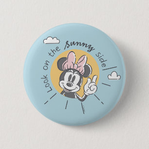 Minnie Mouse   Look on the Sunny Side Button