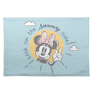 Minnie Mouse Look on the Sunny Side Cloth Placemat