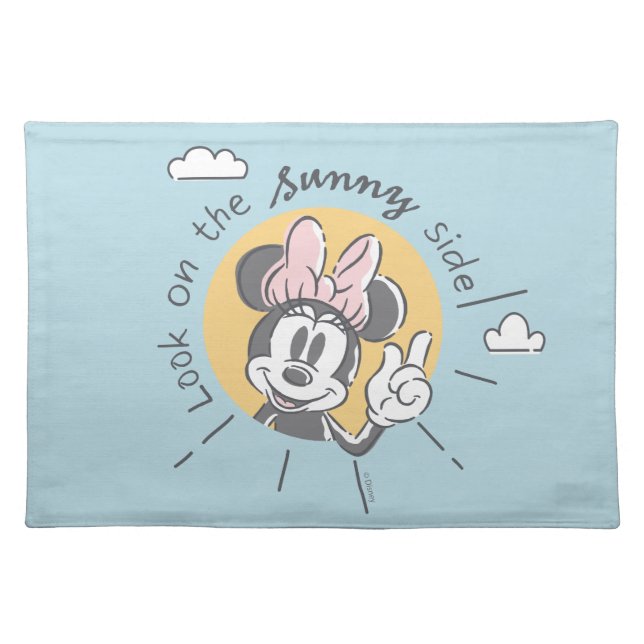 Minnie Mouse | Look on the Sunny Side Cloth Placemat (Front)