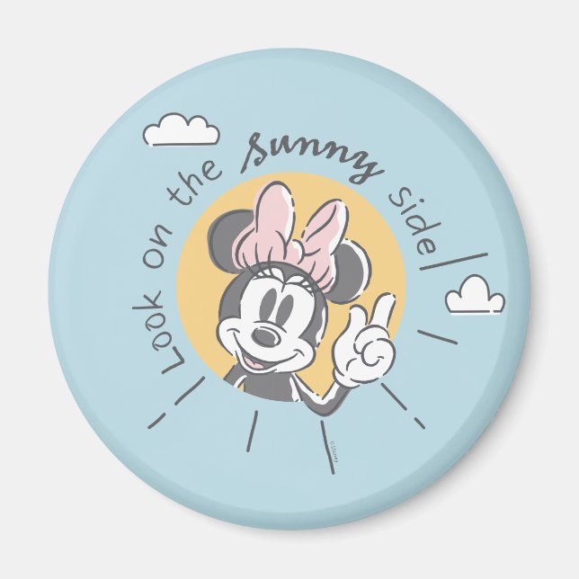 Minnie Mouse | Look on the Sunny Side Magnet (Front)