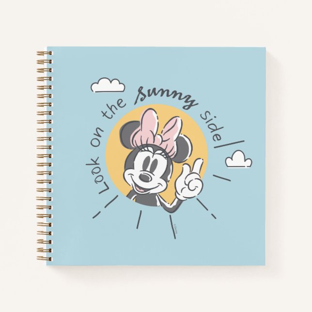 Minnie Mouse | Look on the Sunny Side Notebook (Front)