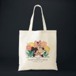 Minnie Mouse | Love is in Bloom Bachelorette Tote Bag<br><div class="desc">Add a sweet Disney touch to your bridal celebration with this Minnie Mouse "Love Is in Bloom" bachelorette tote bag! The design features Minnie Mouse surrounded by subtle floral accents. The phrase "Love Is in Bloom" appears in elegant pink script, making this the perfect tote for bachelorette weekends, bridal party...</div>