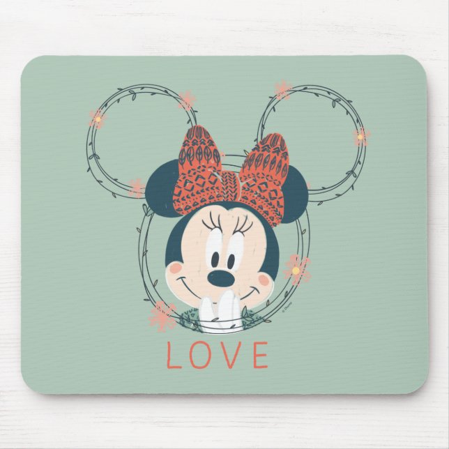 Minnie Mouse | Love Mouse Pad (Front)