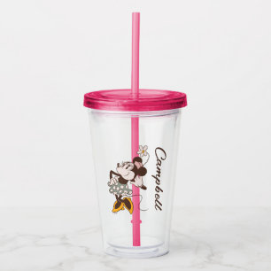 Minnie Mouse Minnie Add Your Name Acrylic Tumbler