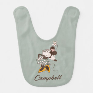 Minnie Mouse Minnie Add Your Name Baby Bib