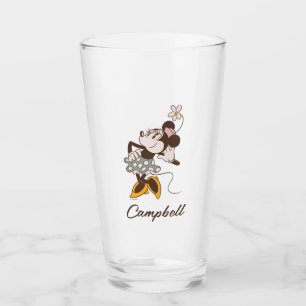 Minnie Mouse Minnie Add Your Name Glass