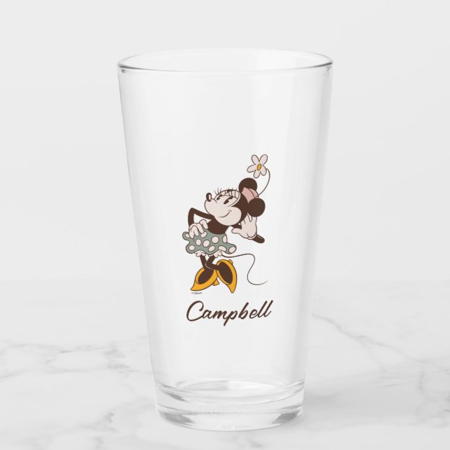Minnie Mouse | Minnie | Add Your Name Glass (Front)