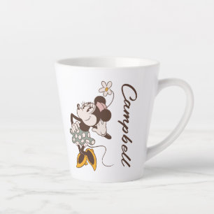 Minnie Mouse   Minnie   Add Your Name Latte Mug