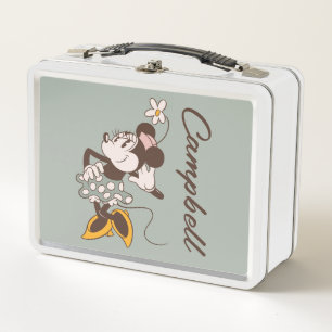 Minnie Mouse   Minnie   Add Your Name Metal Lunch Box