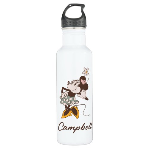 Minnie Mouse  Minnie  Add Your Name Stainless Steel Water Bottle