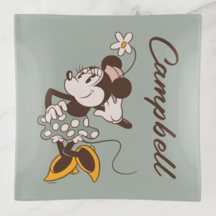 Minnie Mouse Minnie Add Your Name Trinket Tray