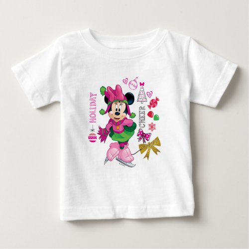 Minnie Mouse  Minnie Holiday Cheer Baby T_Shirt