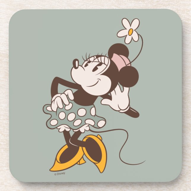 Minnie Mouse | Minnie Strikes a Pose Beverage Coaster (Front)