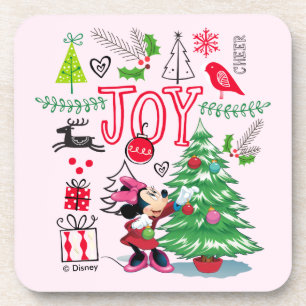 Minnie Mouse Minnie's Christmas Joy Beverage Coaster