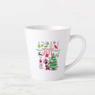 Minnie Mouse   Minnie's Christmas Joy Latte Mug