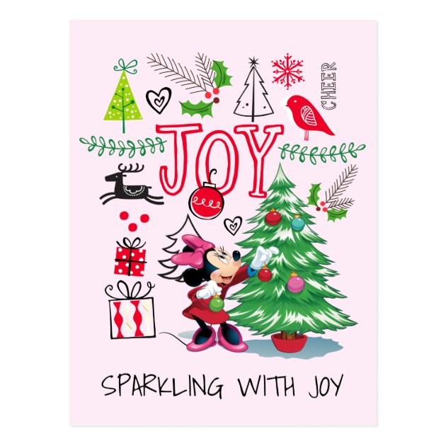 Minnie Mouse | Minnie's Christmas Joy Postcard