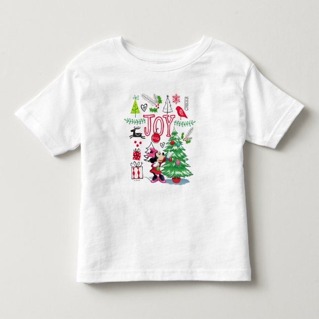 Minnie Mouse | Minnie's Christmas Joy Toddler T-shirt (Front)