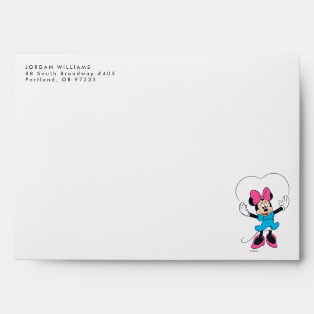 Minnie Mouse - Mom, I Love You This Much! Envelope (Front)