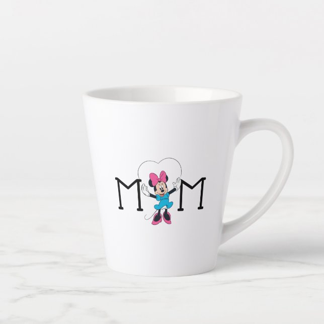 Minnie Mouse - Mom, I Love You This Much! Latte Mug (Right)