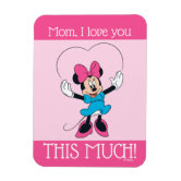 Minnie Mouse & Figaro - Happy Mother's Day Magnet | Zazzle