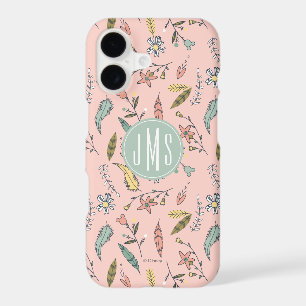 Minnie Mouse Monogram Adventures Await Pattern iPhone 17 Case